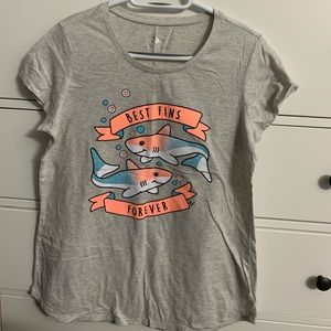 Justice half sleeve girls tee